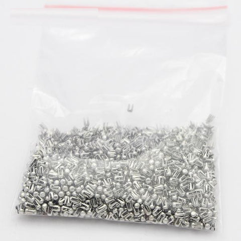 500 PCS  Silver Spikes Rivets For Beads Machine